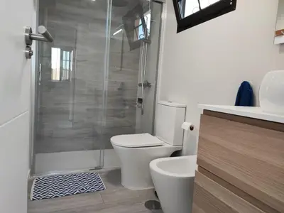 Un baño de bungalow in the center of playa del inglés