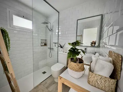 Un baño de Las Dunas Bungalow Only Adults