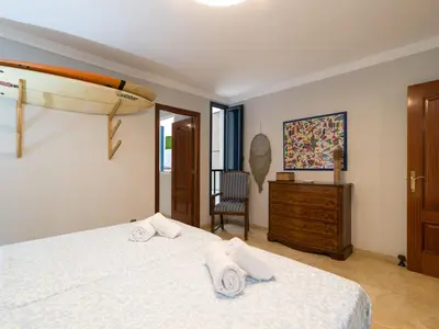 Cama o camas de una habitación en Live Las Palmas Walkiria City Home