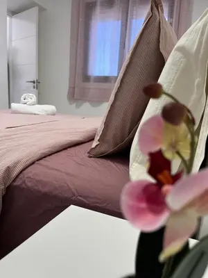 Cama o camas de una habitación en Malihana- Duplex con vistas y BBQ en Puerto Rico