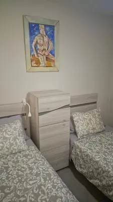 Cama o camas de una habitación en Apartamento Mar y Sol