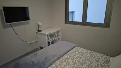 Cama o camas de una habitación en Apartamento Mar y Sol