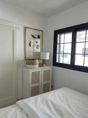 Cama o camas de una habitación en Parque Golf La Maison 24 Maspalomas