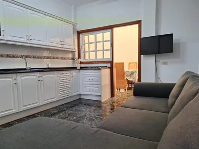 Una cocina o zona de cocina en Casa bonita