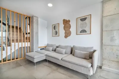Zona de estar de Villa Aurea, Piscina privada, Solárium, Vistas