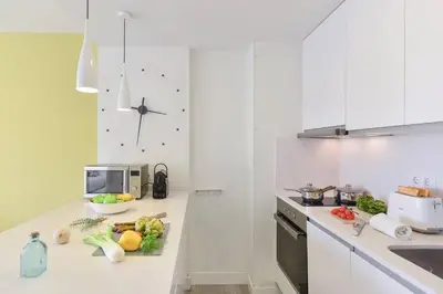 Una cocina o zona de cocina en Modern Iguazu Apartment