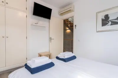 Cama o camas de una habitación en Villa Calma Tauro, Golf, Beach and Relax