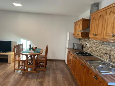 Una cocina o zona de cocina en Anmar, rincón de desconexión y naturaleza