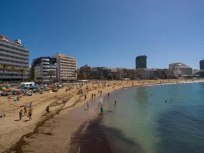 Playa de o cerca de esta casa o chalet