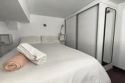 Cama o camas de una habitación en Hierro Beach Flat