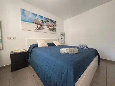 Cama o camas de una habitación en Casa di Katarina el vergel