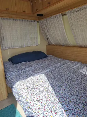 Cama o camas de una habitación en Camping Tara