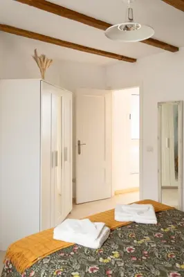 Cama o camas de una habitación en La Ciudadela