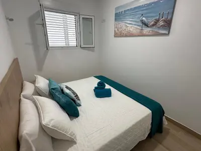 Cama o camas de una habitación en Mirador de Tabaibales