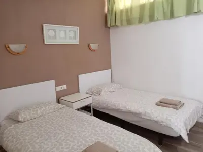 Cama o camas de una habitación en Las Dunas - Playa del Ingles
