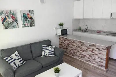 Una cocina o zona de cocina en Las Dunas - Playa del Ingles