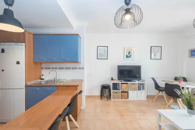 Una cocina o zona de cocina en Playa Sardina Home with Pool