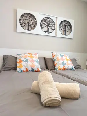 Cama o camas de una habitación en Vista Paraíso Puerto Rico