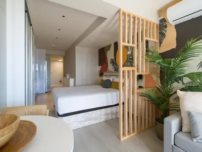 Cama o camas de una habitación en Castle Hut By CanariasGetaway