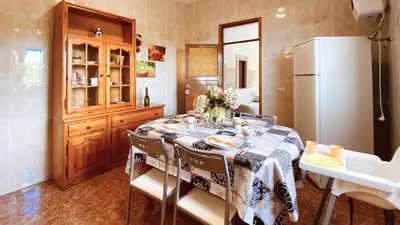 Una cocina o zona de cocina en Vista Pino