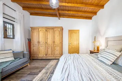 Cama o camas de una habitación en El Refugio de la Caridad