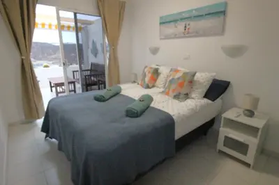 Cama o camas de una habitación en Terrasol con Cactus Monsenor