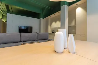 Una televisión o centro de entretenimiento en VV Isleta Urban House 