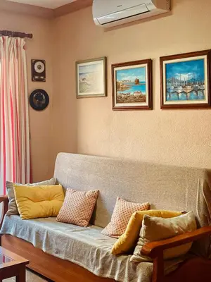 Zona de estar de Fresh Flat with Terrace in Puerto Rico