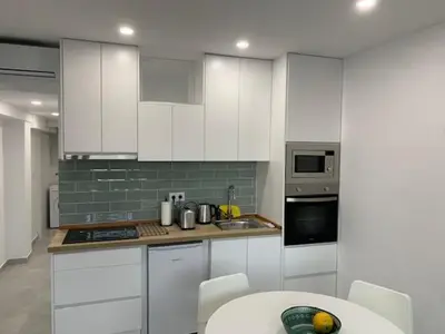 Una cocina o zona de cocina en Las Flores tres