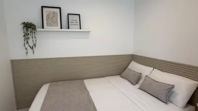 Cama o camas de una habitación en Palmview Private Pool