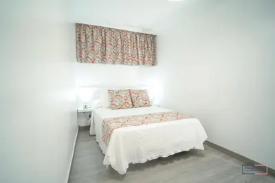 Cama o camas de una habitación en Canary-holiday Apartament Juncos 1 Maspalomas
