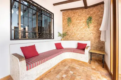 Zona de estar de Canary Holiday Mondragon House