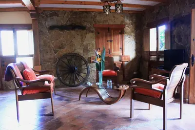 Zona de estar de Casa Rural El Lirón