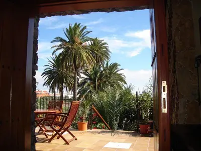 Jardín al aire libre en Casa Rural El Lirón