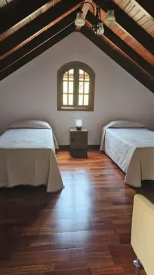 Cama o camas de una habitación en Finca Las Tejas