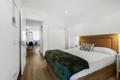 Cama o camas de una habitación en Taliarte Clavellinas