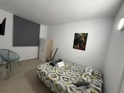 Cama o camas de una habitación en La posada del sur