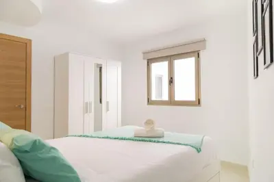 Cama o camas de una habitación en Piso del mar