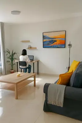 Zona de estar de Piso del mar