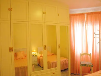 Cama o camas de una habitación en Apartment Wohnung mit Wasserblick by Interhome