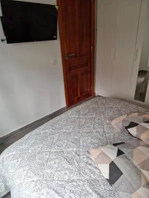 Cama o camas de una habitación en Sonne-Con entrada independiente y Parking-