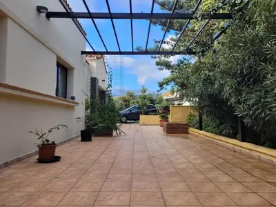Jardín al aire libre en Villa with a private heated pool at more than 27ºC