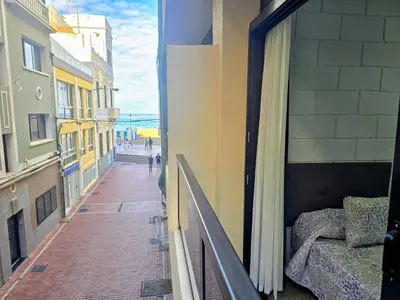 Un balcón o terraza de VV Claramar Playa 1B 