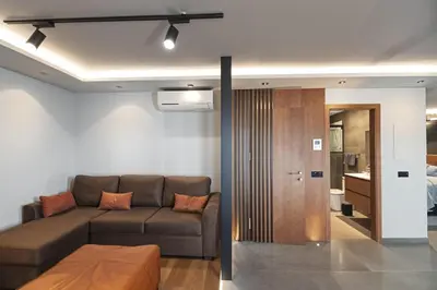 Zona de estar de Apartamento Luxury a pie de playa