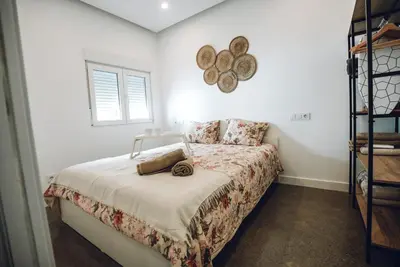 Cama o camas de una habitación en Residencial El Encuentro 2