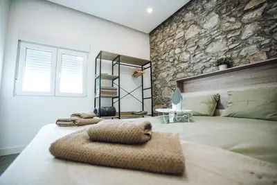 Cama o camas de una habitación en Residencial El Encuentro 4