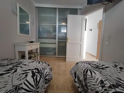 Cama o camas de una habitación en Apartamento near jumbo