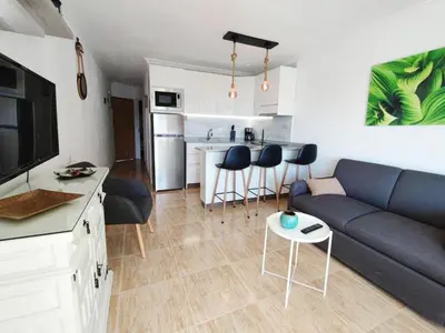Una cocina o zona de cocina en Apartamento near jumbo