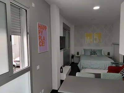 Cama o camas de una habitación en Apolo Studio