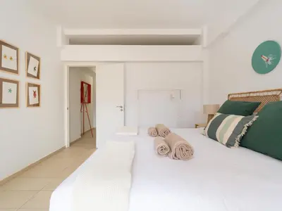 Cama o camas de una habitación en Apartamento Playa 47